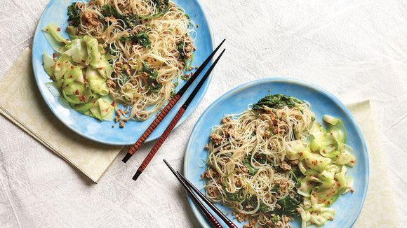 Pork, Lemongrass, and Noodle Stir-Fry